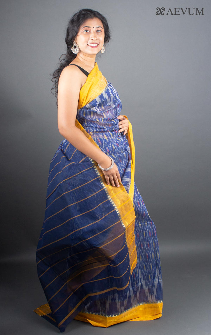 Dhaniyakhali Bengal Cotton Handloom Saree Without Blouse Piece - 5290 Saree AEVUM