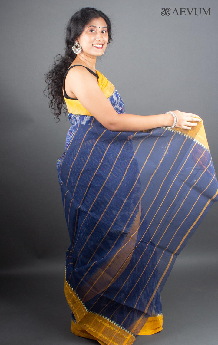 Dhaniyakhali Bengal Cotton Handloom Saree Without Blouse Piece - 5290 Saree AEVUM