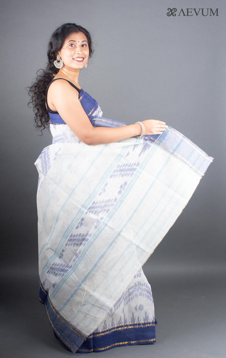 Dhaniyakhali Bengal Cotton Handloom Saree Without Blouse Piece - 5293 - AEVUM