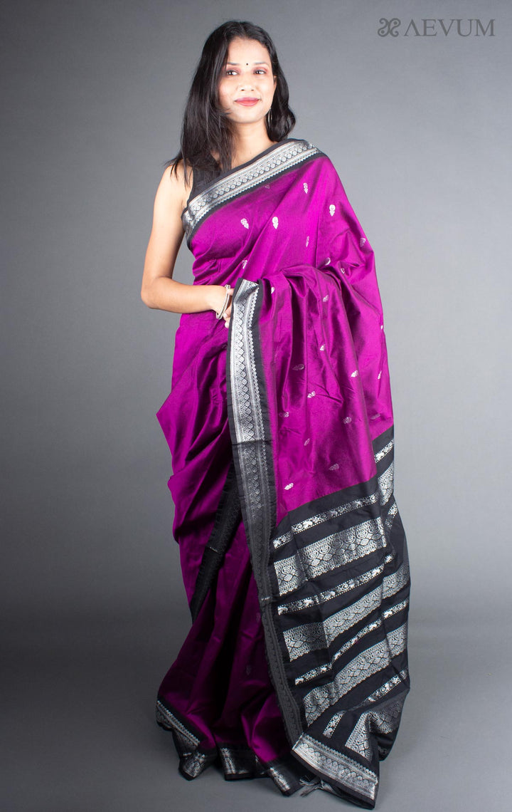 Kalyani South Cotton Silk Handloom Saree with Blouse Piece - 5713 - AEVUM