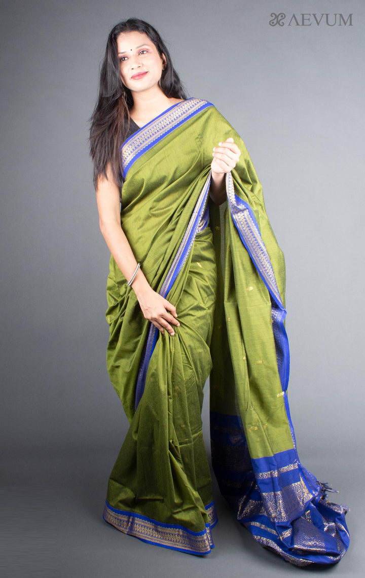 Kalyani South Cotton Silk Handloom Saree with Blouse Piece - 5721 Saree SSH   