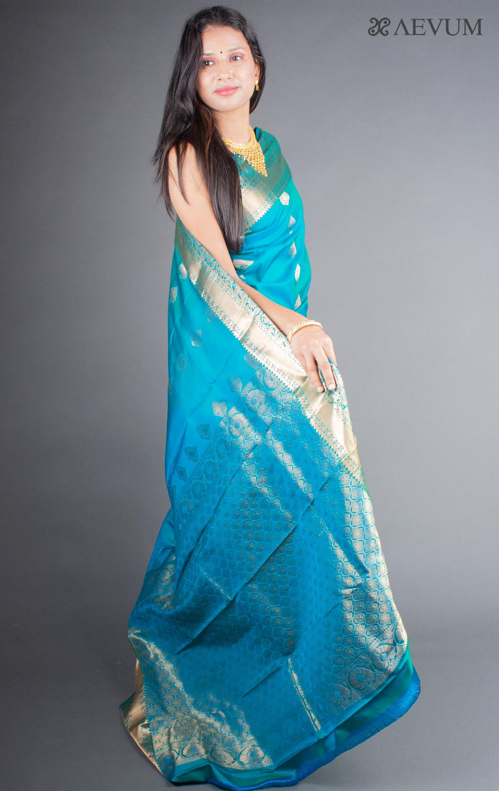 Kanjivaram Banarasi work Pure Silk Saree with Silk Mark - 5795 Saree Riya's Collection   
