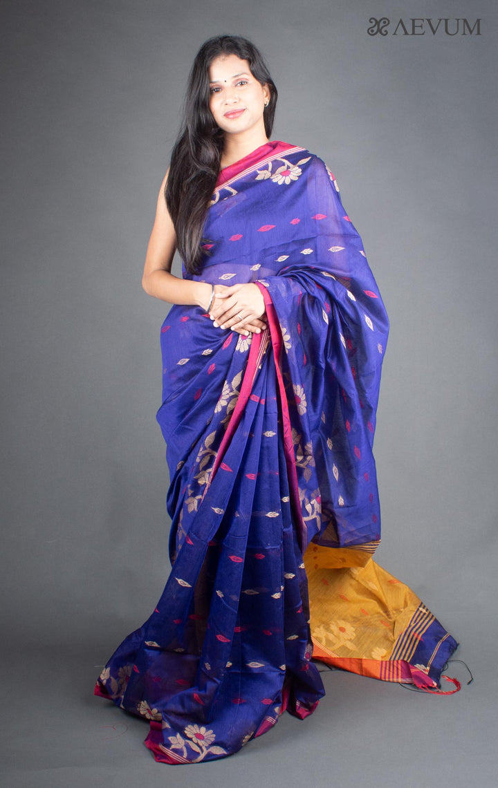 Tant Silk Bengal Handloom Saree - 5934 - AEVUM