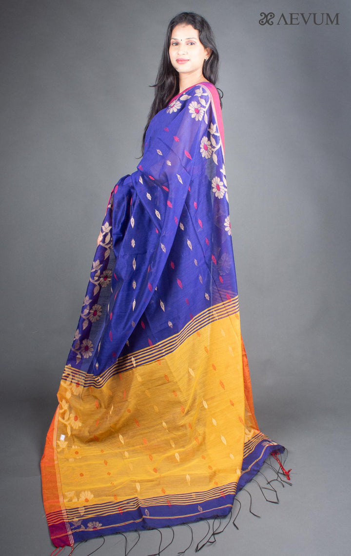 Tant Silk Bengal Handloom Saree - 5934 - AEVUM