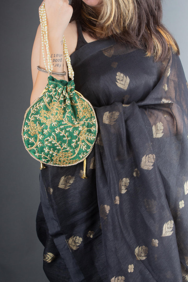 Embroidered Potli Bag - 6240 Potli Bag SSH   