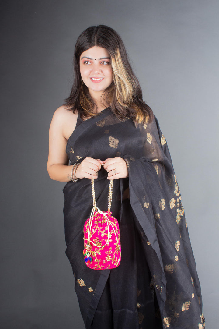 Embroidered Potli Bag - 6261 - AEVUM