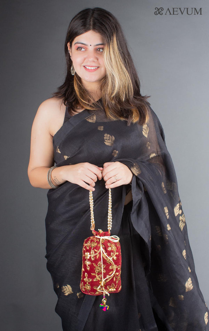 Embroidered Potli Bag - 6264 Bags AEVUM