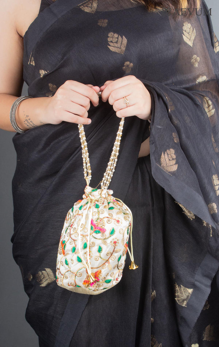 Embroidered Potli Bag - 6281 Potli Bag AEVUM