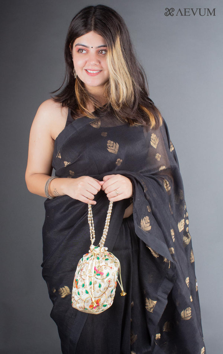 Embroidered Potli Bag - 6281 Potli Bag AEVUM