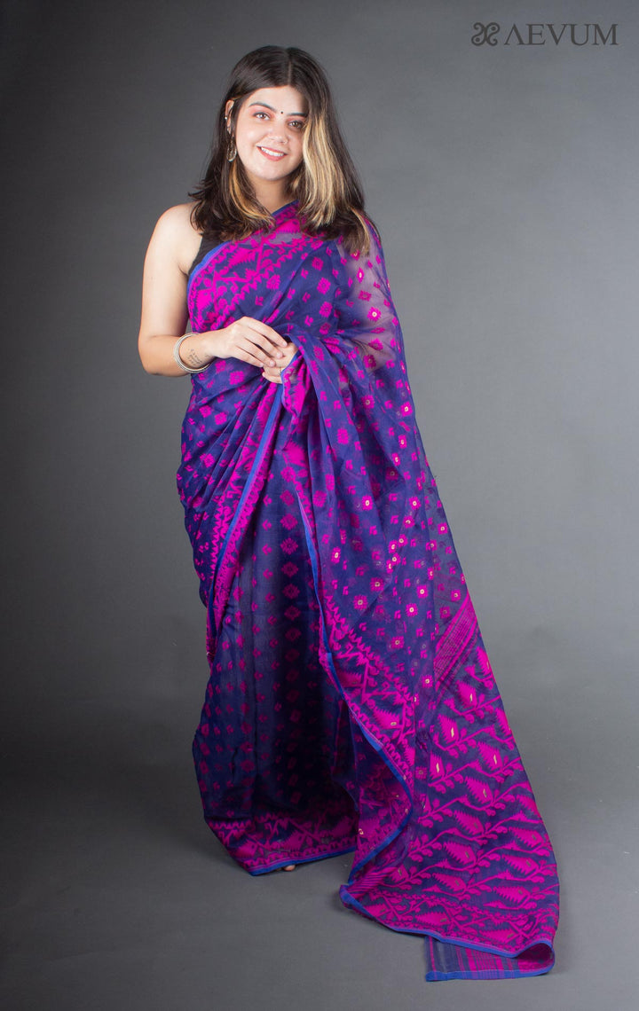 Bangladeshi Style Jamdani Saree - 6312 - AEVUM