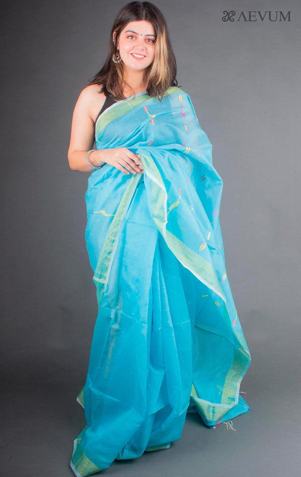Tant Silk Bengal Handloom Saree - 6318 - AEVUM