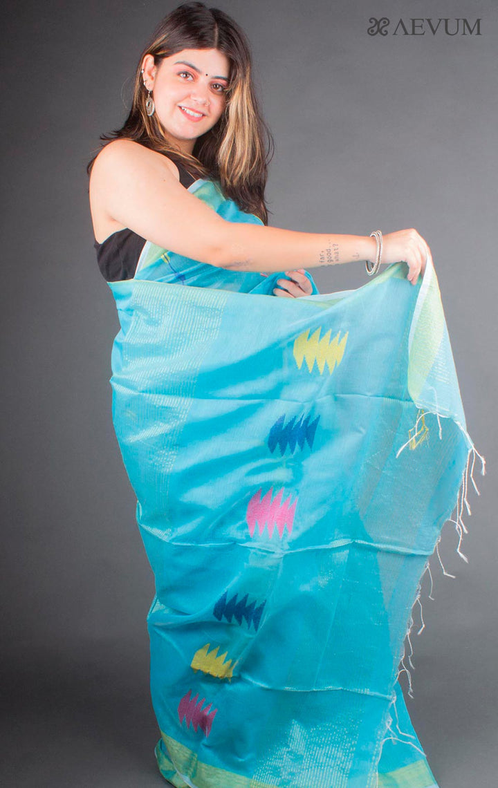 Tant Silk Bengal Handloom Saree - 6318 - AEVUM