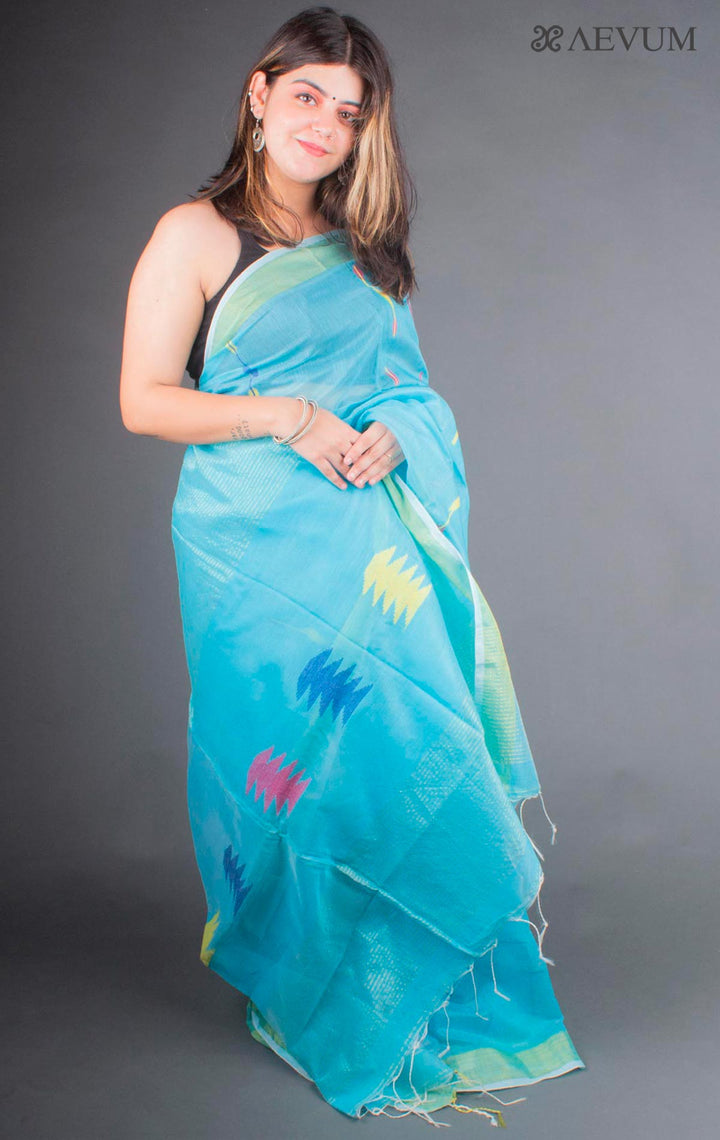Tant Silk Bengal Handloom Saree - 6318 - AEVUM