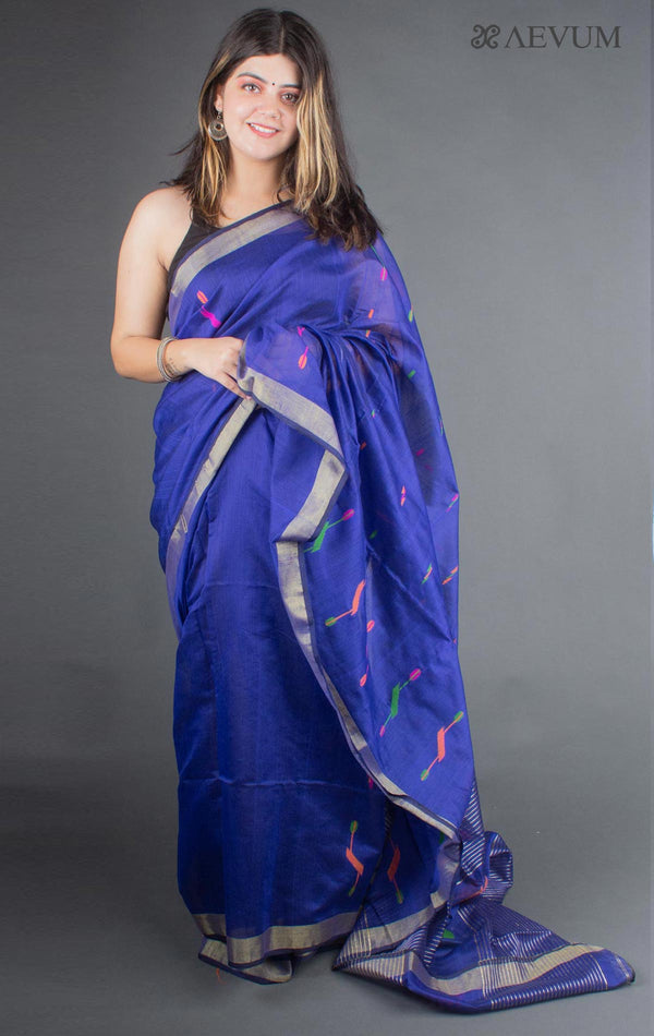 Tant Silk Bengal Handloom Saree - 6319 - AEVUM