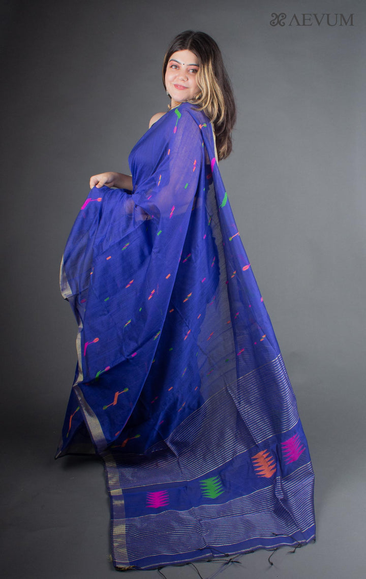 Tant Silk Bengal Handloom Saree - 6319 - AEVUM