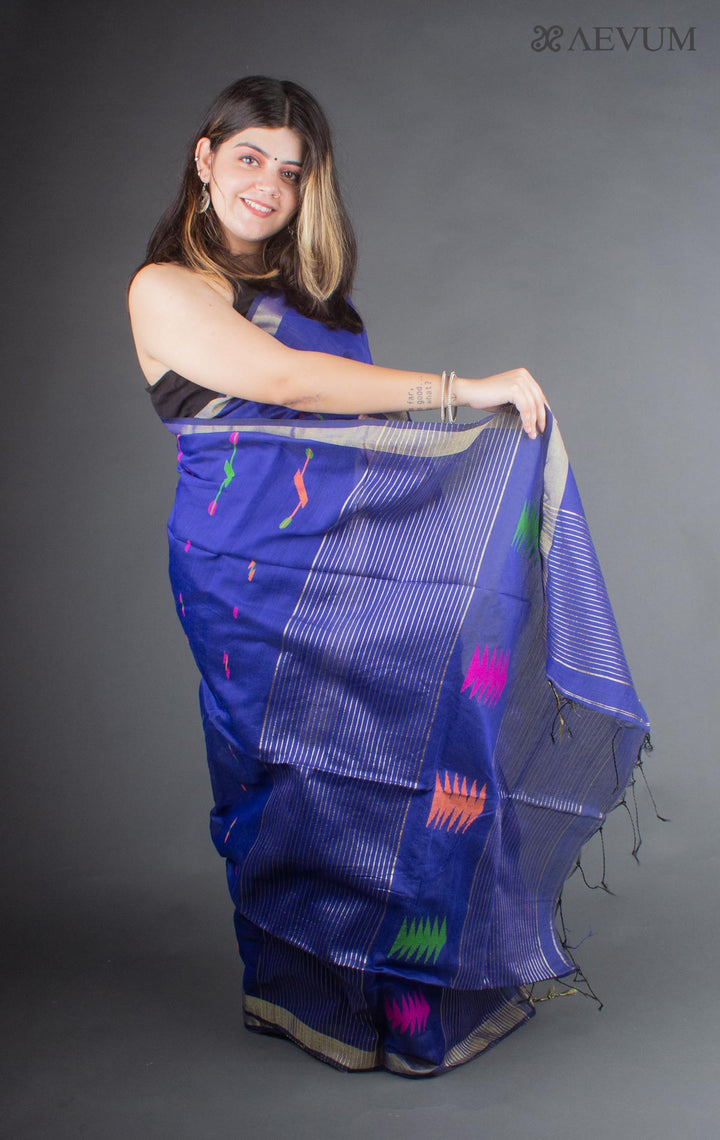 Tant Silk Bengal Handloom Saree - 6319 - AEVUM