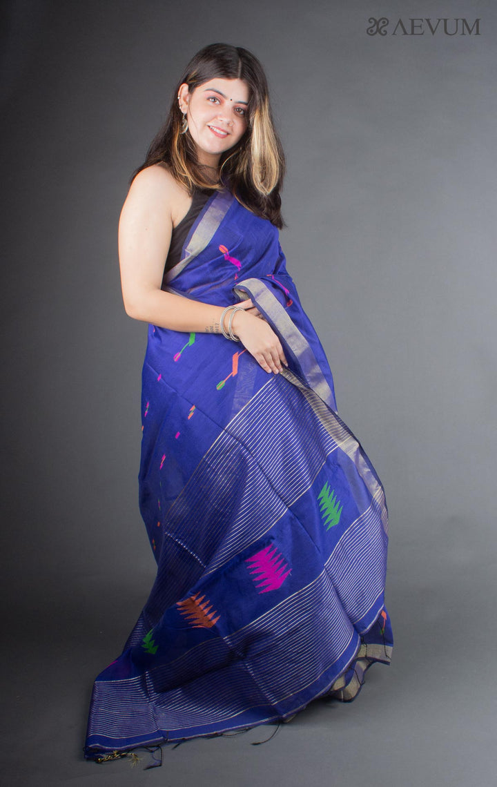 Tant Silk Bengal Handloom Saree - 6319 - AEVUM