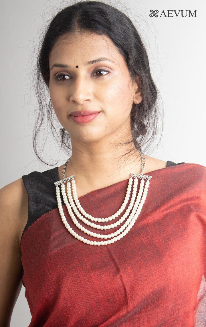Four String Pearl Necklace - 0643 Jewellery AEVUM