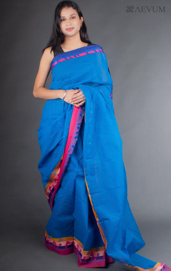 Bangladeshi Cotton Handloom Saree Without Blouse Piece - 6431 Saree AEVUM 2   