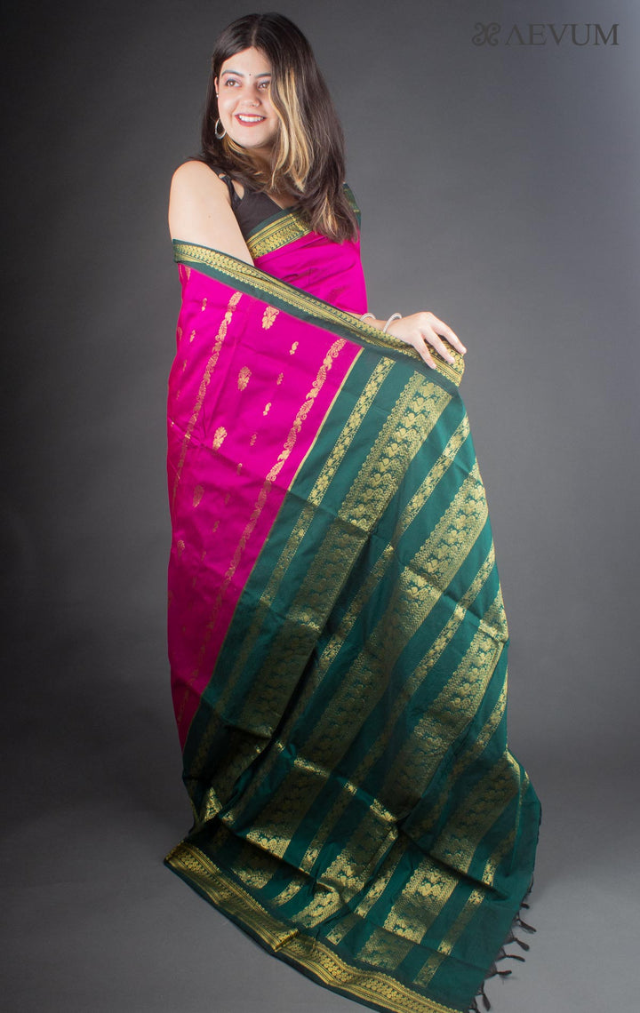 Kalyani South Cotton Silk Handloom Saree with Blouse Piece - 6516 Saree SSH   