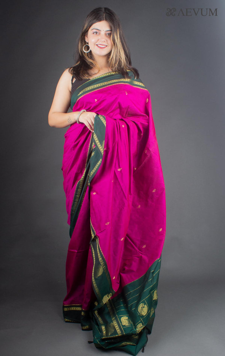 Kalyani South Cotton Silk Handloom Saree with Blouse Piece - 6522 Saree SSH   
