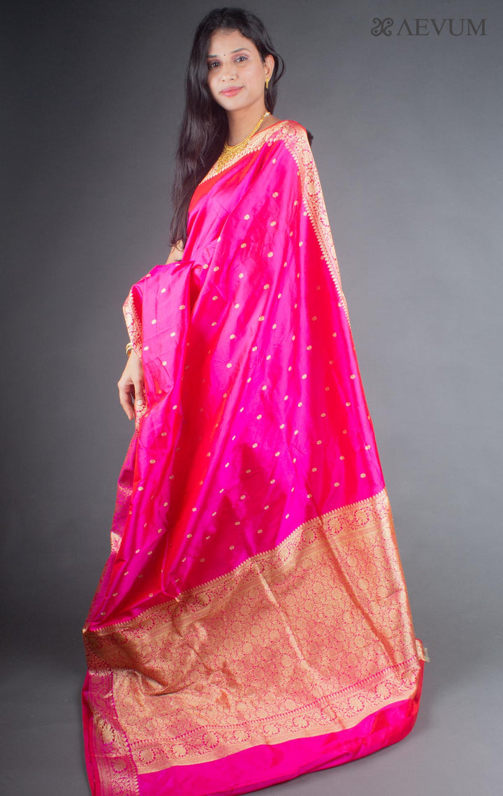 Banarasi Silk Saree with Silk Mark - 6644 - AEVUM