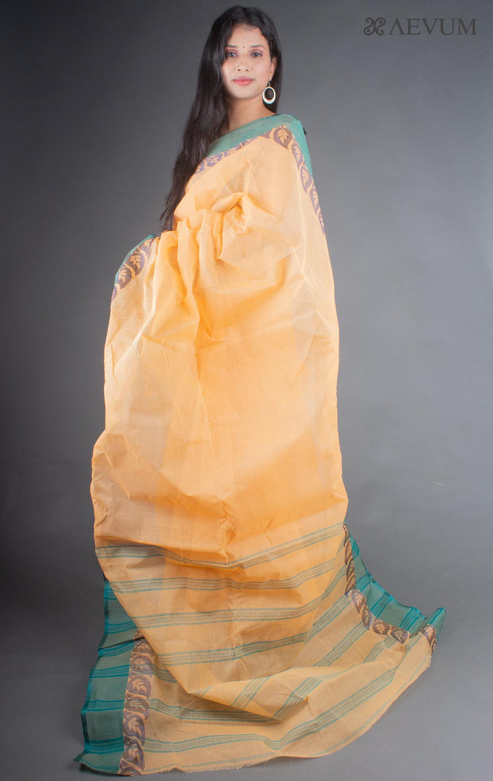 Bengal Cotton Handloom Saree Without Blouse Piece - 6645 - AEVUM