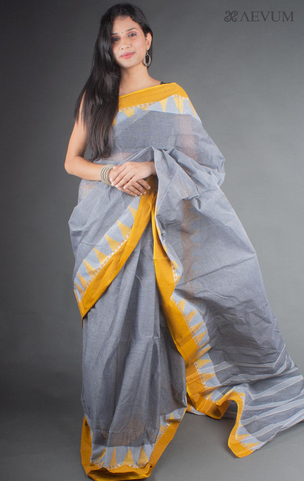 Bengal Cotton Handloom Saree Without Blouse Piece - 6647 Saree AEVUM 2   