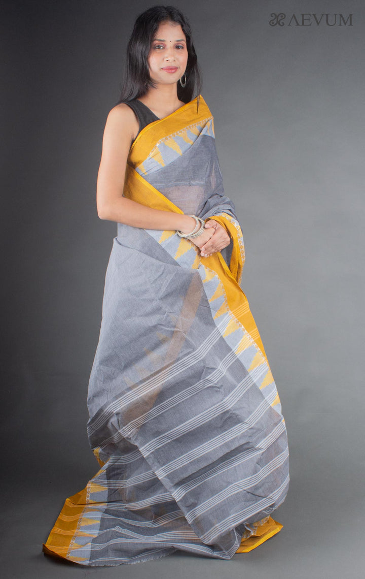 Bengal Cotton Handloom Saree Without Blouse Piece - 6647 - AEVUM