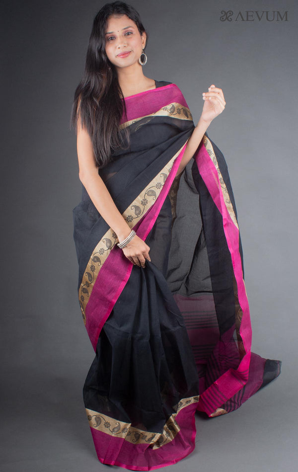 Bengal Cotton Handloom Saree Without Blouse Piece - 6649 Saree AEVUM 2   