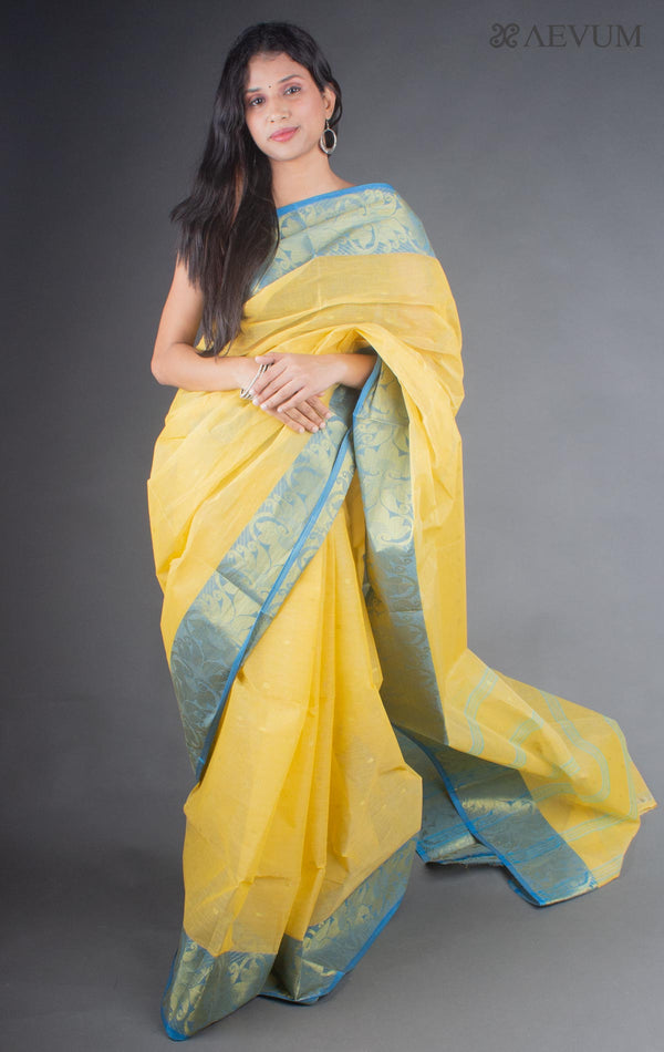 Bengal Cotton Handloom Saree Without Blouse Piece - 6650 Saree AEVUM 2   