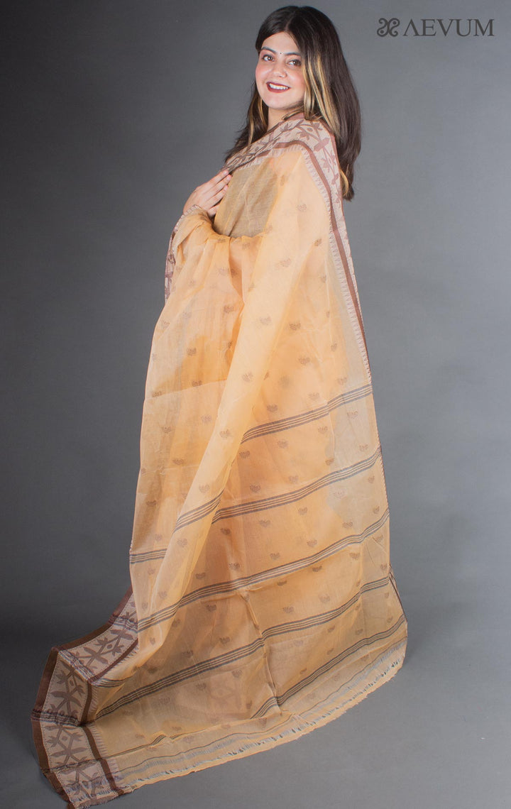 Bengal Cotton Handloom Saree Without Blouse Piece - 6659 Saree AEVUM 2   