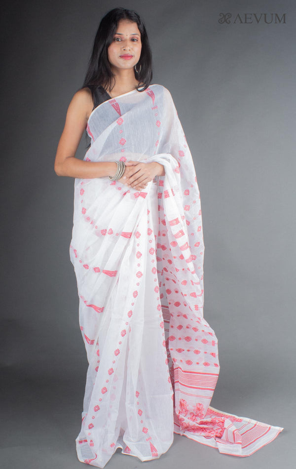 Phagun Bou Jamdani Saree without Blouse Piece - 7007 - AEVUM