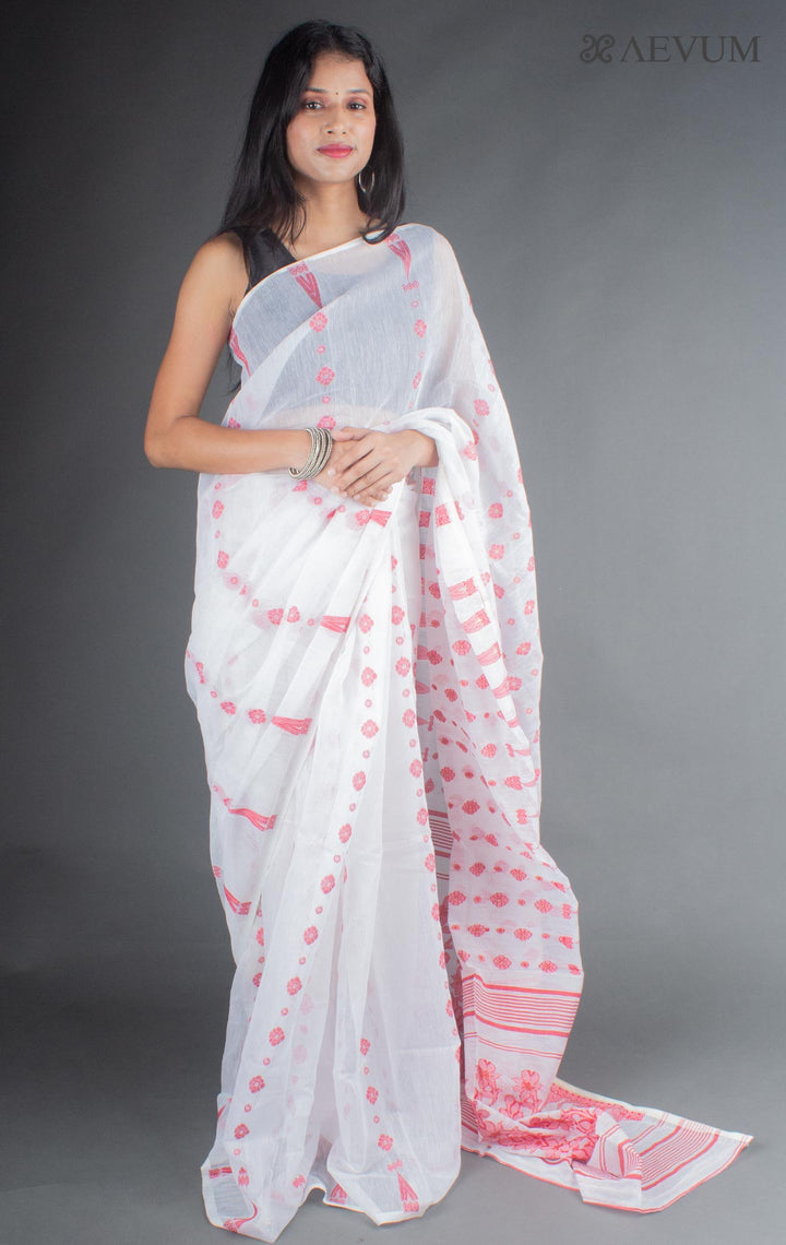 Phagun Bou Jamdani Saree without Blouse Piece - 7007 - AEVUM