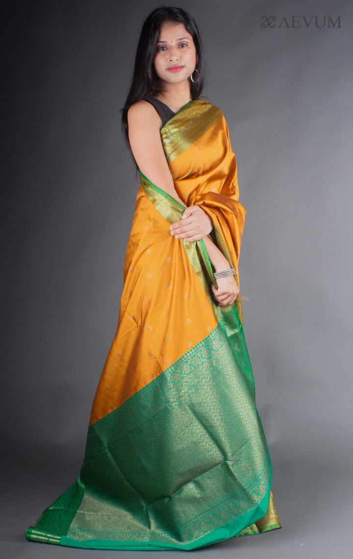 Soft Banarasi Silk Saree - 7012 - AEVUM