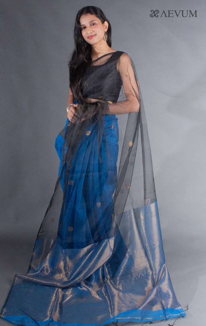 Ball Buti Matka Muslin Silk Saree - 8050 - AEVUM