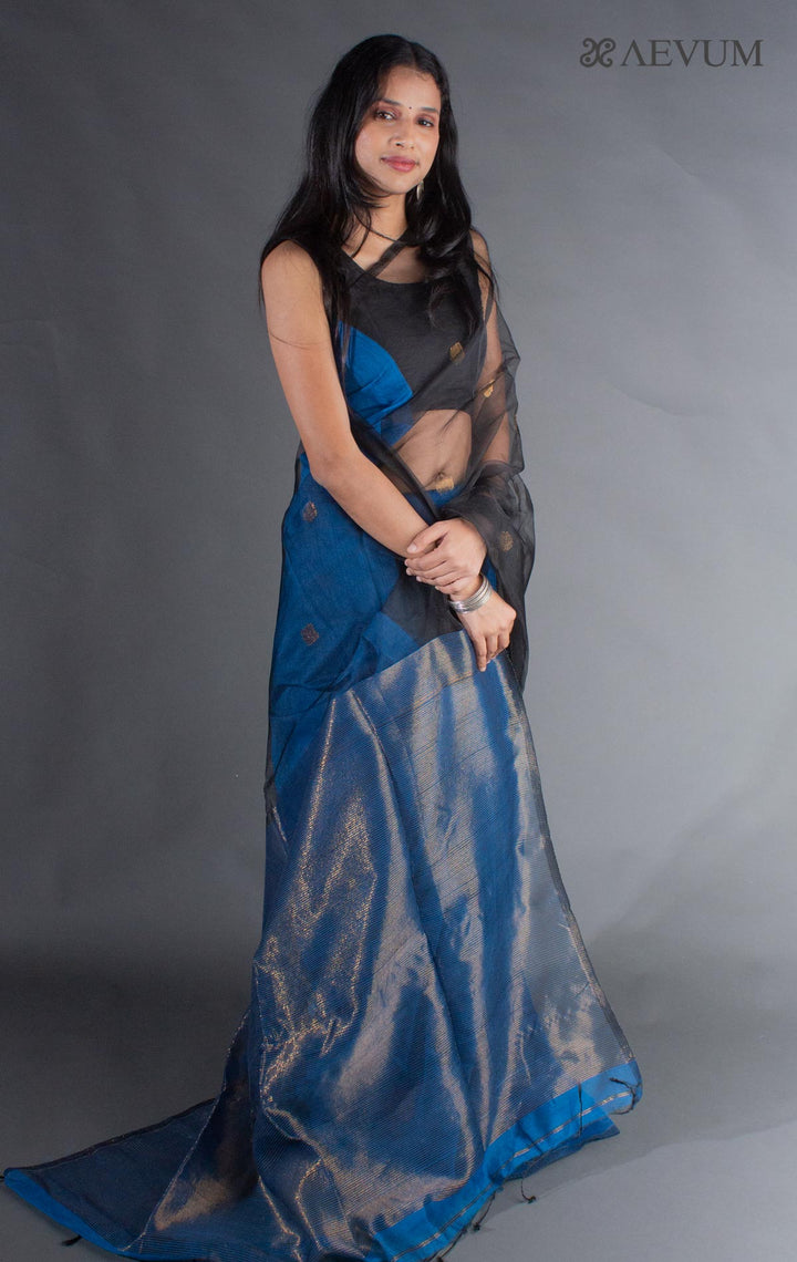 Ball Buti Matka Muslin Silk Saree - 8050 - AEVUM