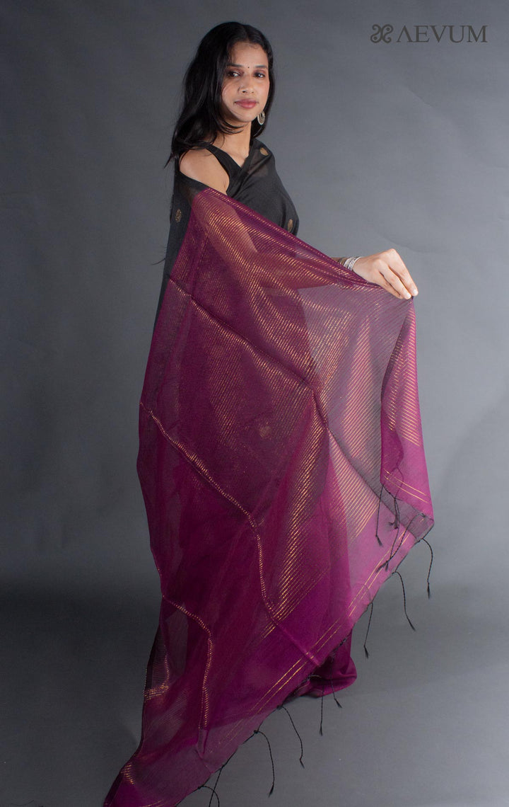 Ball Buti Matka Muslin Silk Saree - 8054 - AEVUM