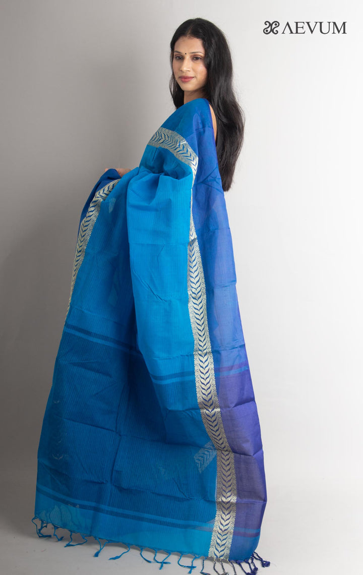 Bangladeshi Cotton Handloom Saree Without Blouse Piece - 0828 - AEVUM