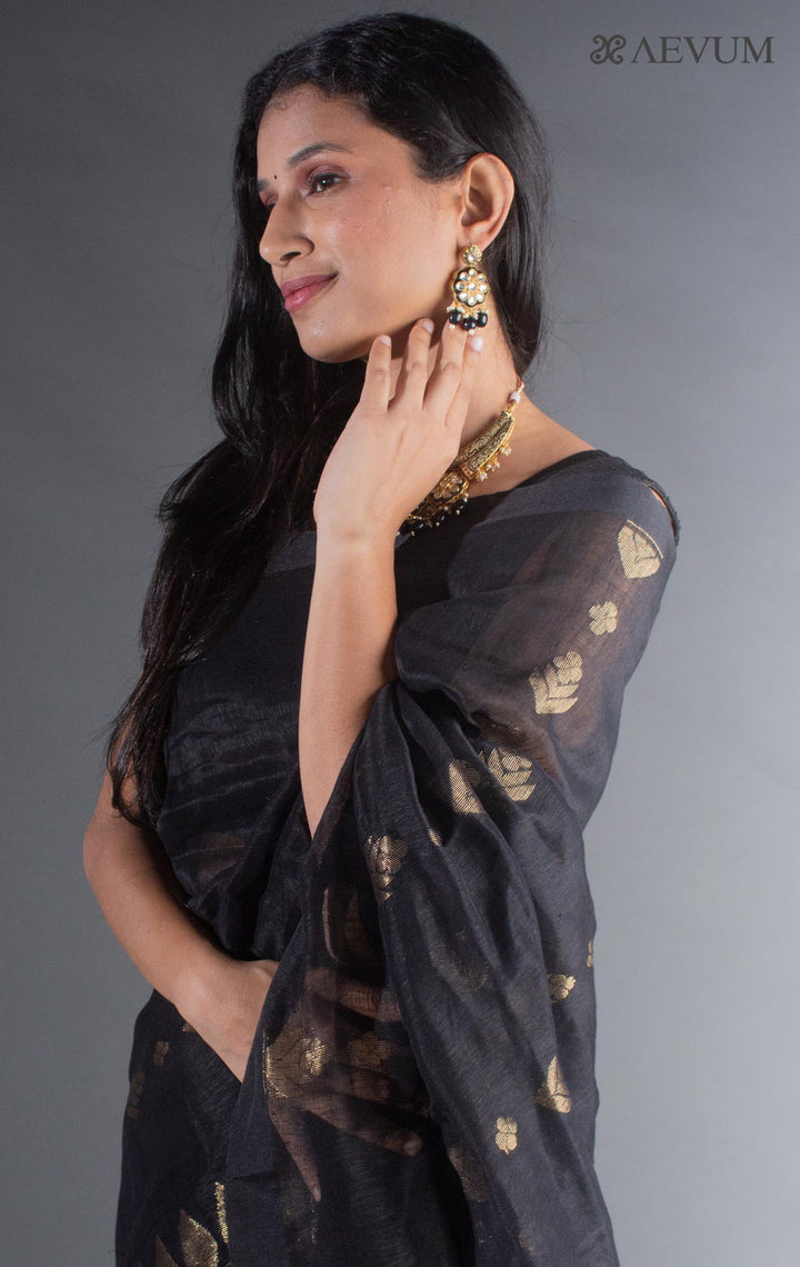 Meenakari Kundan Hasli Necklace Jadau Set - 8285 - AEVUM