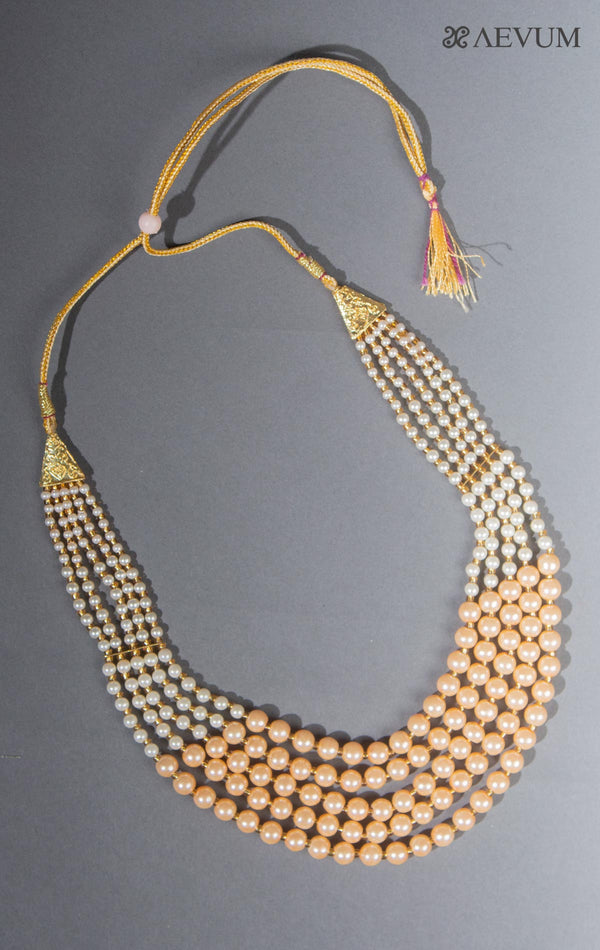 Heavy Designer Five Layer Pearl Mala - 8293 Jewellery AEVUM