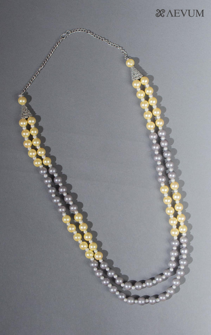 Designer Double Layer Beaded Mala - 8294 Jewellery AEVUM