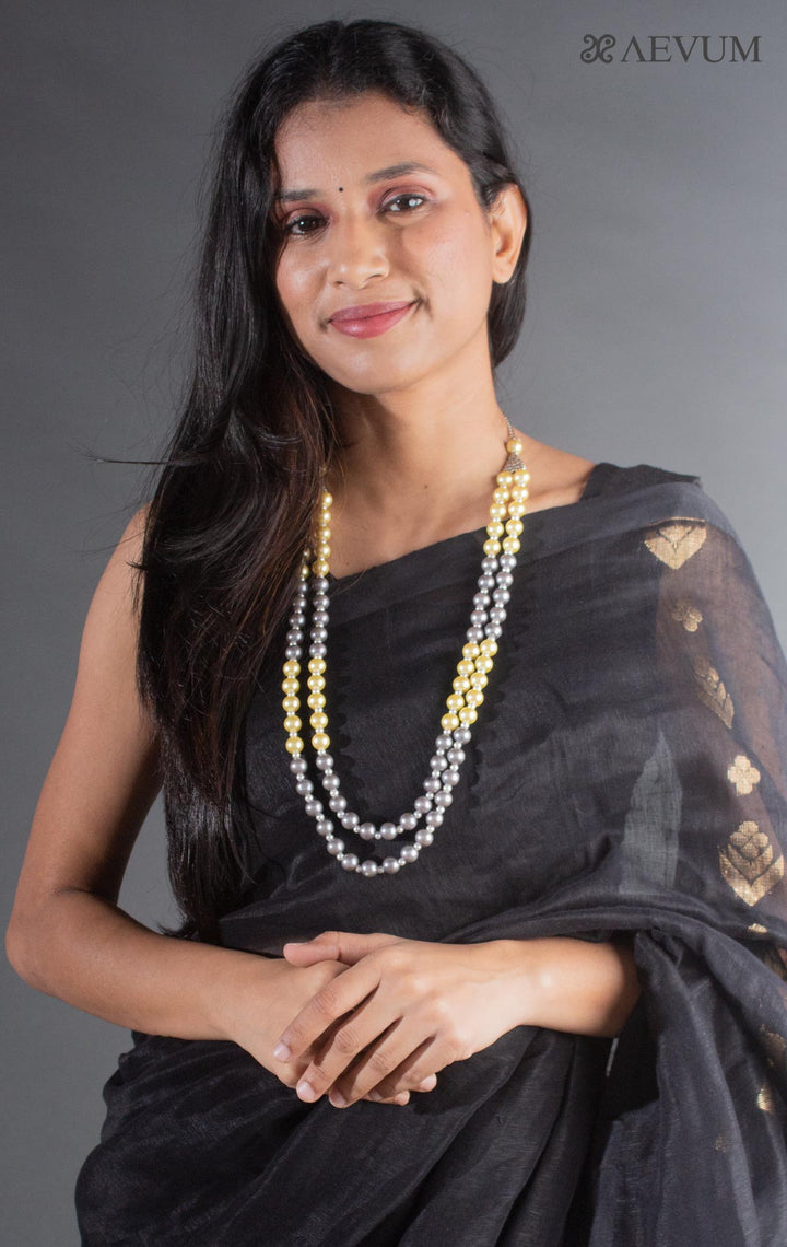 Designer Double Layer Beaded Mala - 8294 Jewellery AEVUM