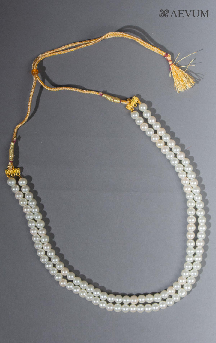 Designer Golden Pearl Mala - 8297 - AEVUM