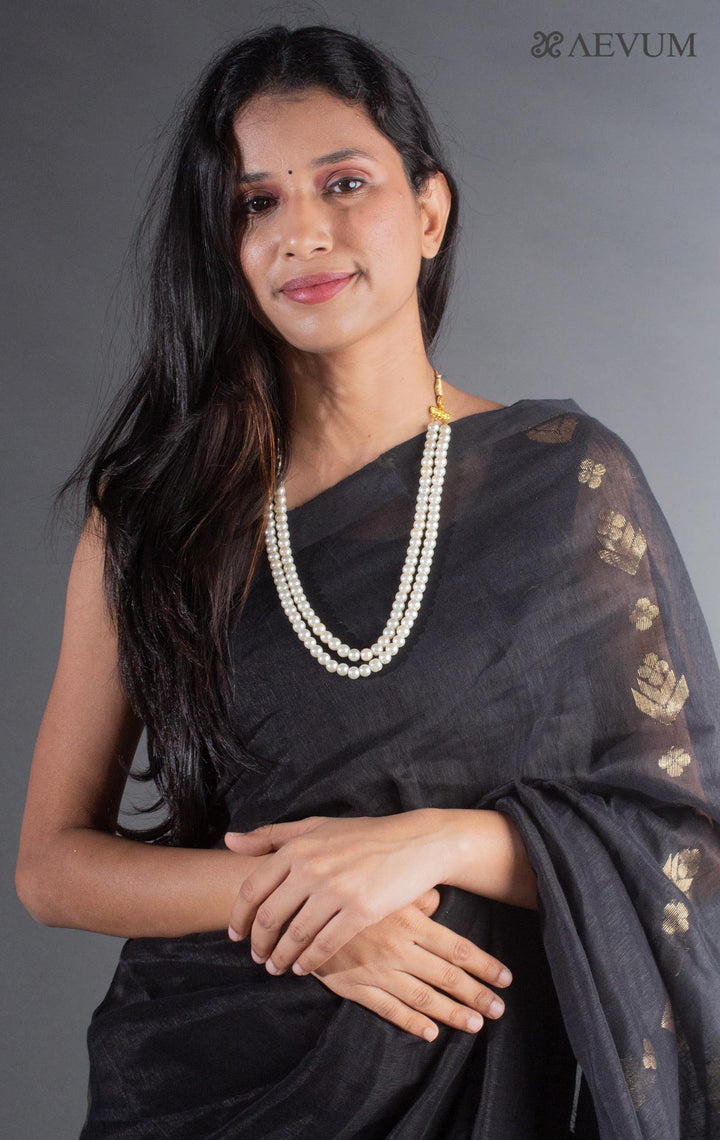 Designer Golden Pearl Mala - 8297 - AEVUM