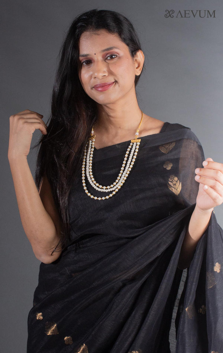 Designer Three Layer Pearl Mala - 8299 - AEVUM