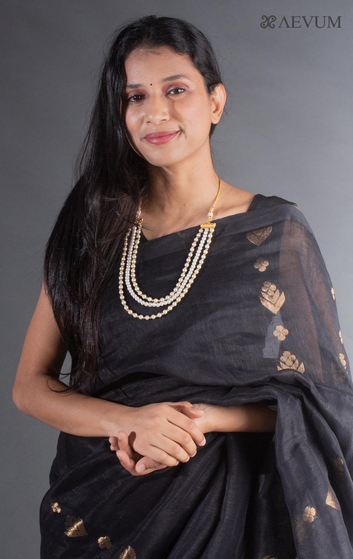 Designer Three Layer Pearl Mala - 8299 - AEVUM