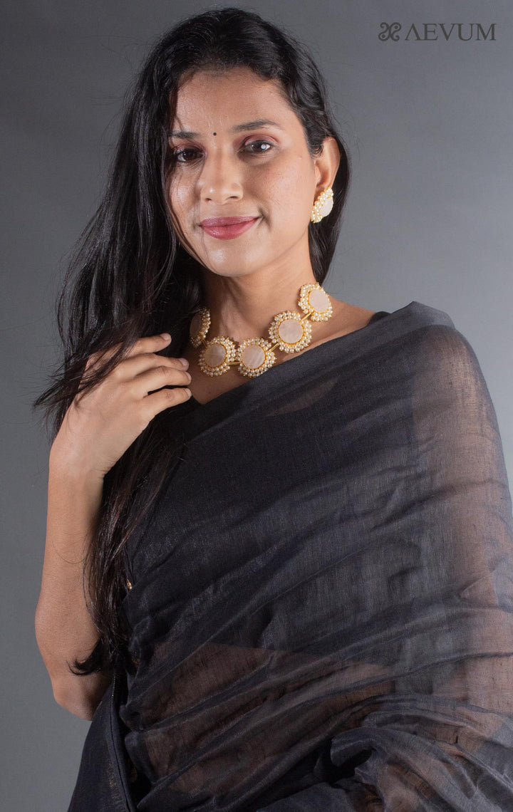 Kundan Meena Choker Set - 8311 Jewellery AEVUM