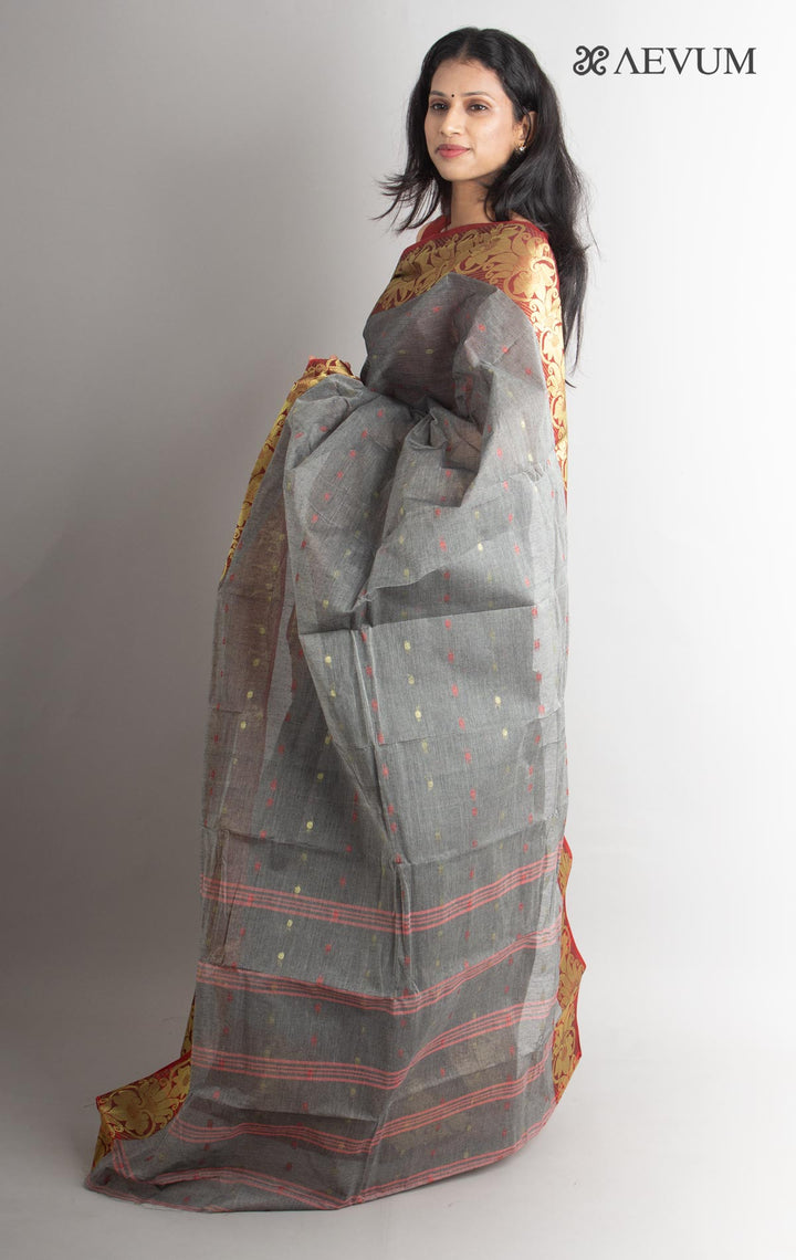 Bengal Cotton Zari Tant Saree Without Blouse Piece - 0832 Saree Anita Kuthir   