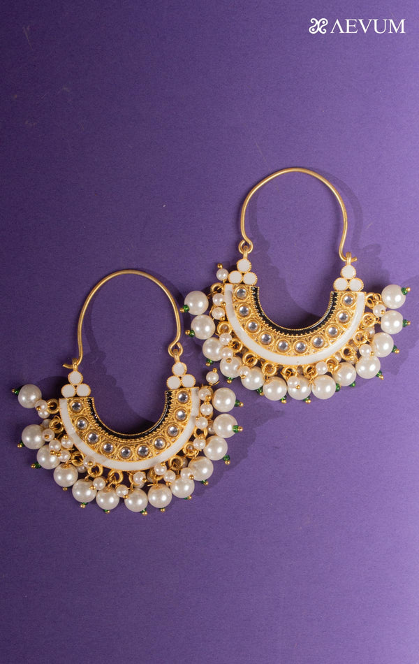 Meenakari Kundan Earrings - 8322 Jewellery Ozanoo   
